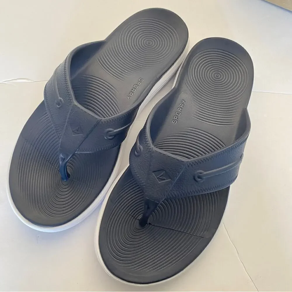 - 👉 Sperry Men’s Float Solid Color Navy Sandals Slippers Size US 13M